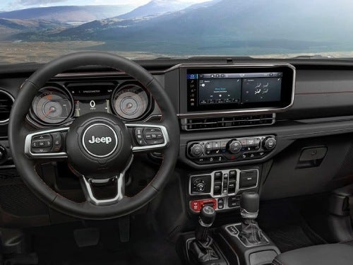 2024 Jeep Gladiator view of dash 